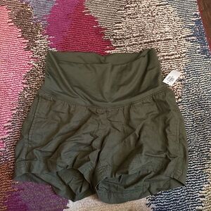 NWT old navy maternity linen shorts